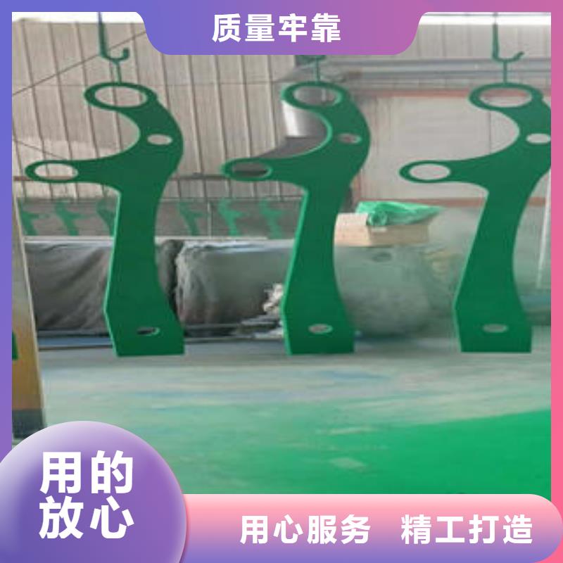 不銹鋼復合管欄桿橋梁護欄立柱海量現貨直銷本地生產廠家