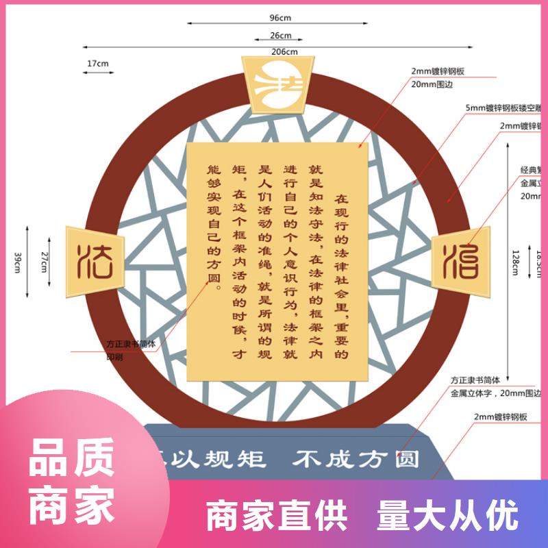 不锈钢宣传栏价值观标牌出厂价格海量货源