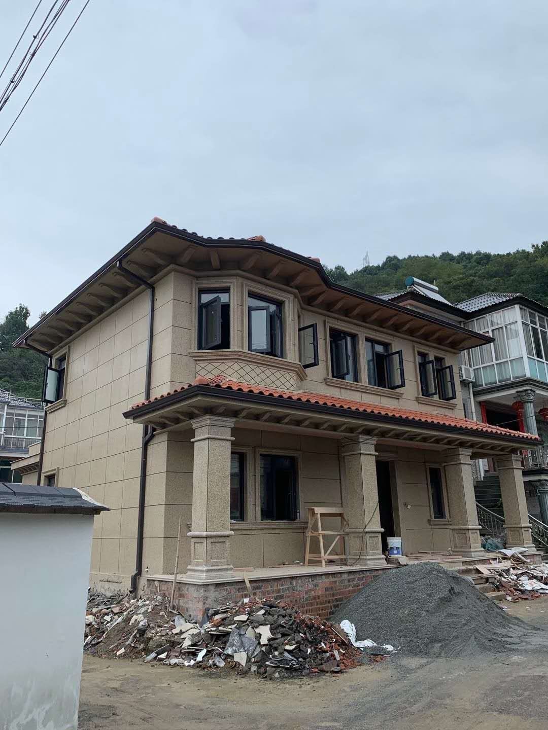 【彩鋁天溝成品天溝廠家案例】