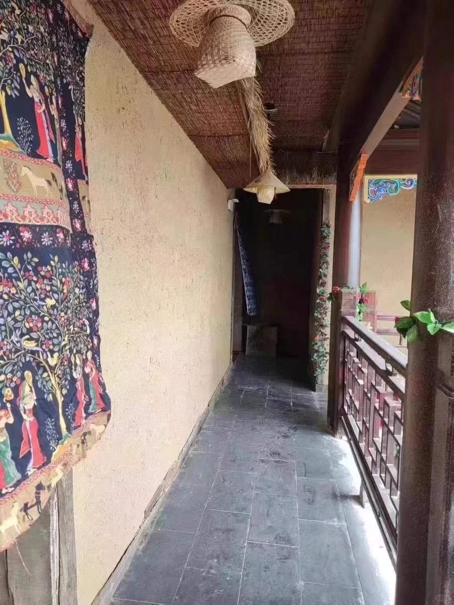 仿夯土漆價格#鄉村改造稻草漆#仿夯土漆#鄉村改造