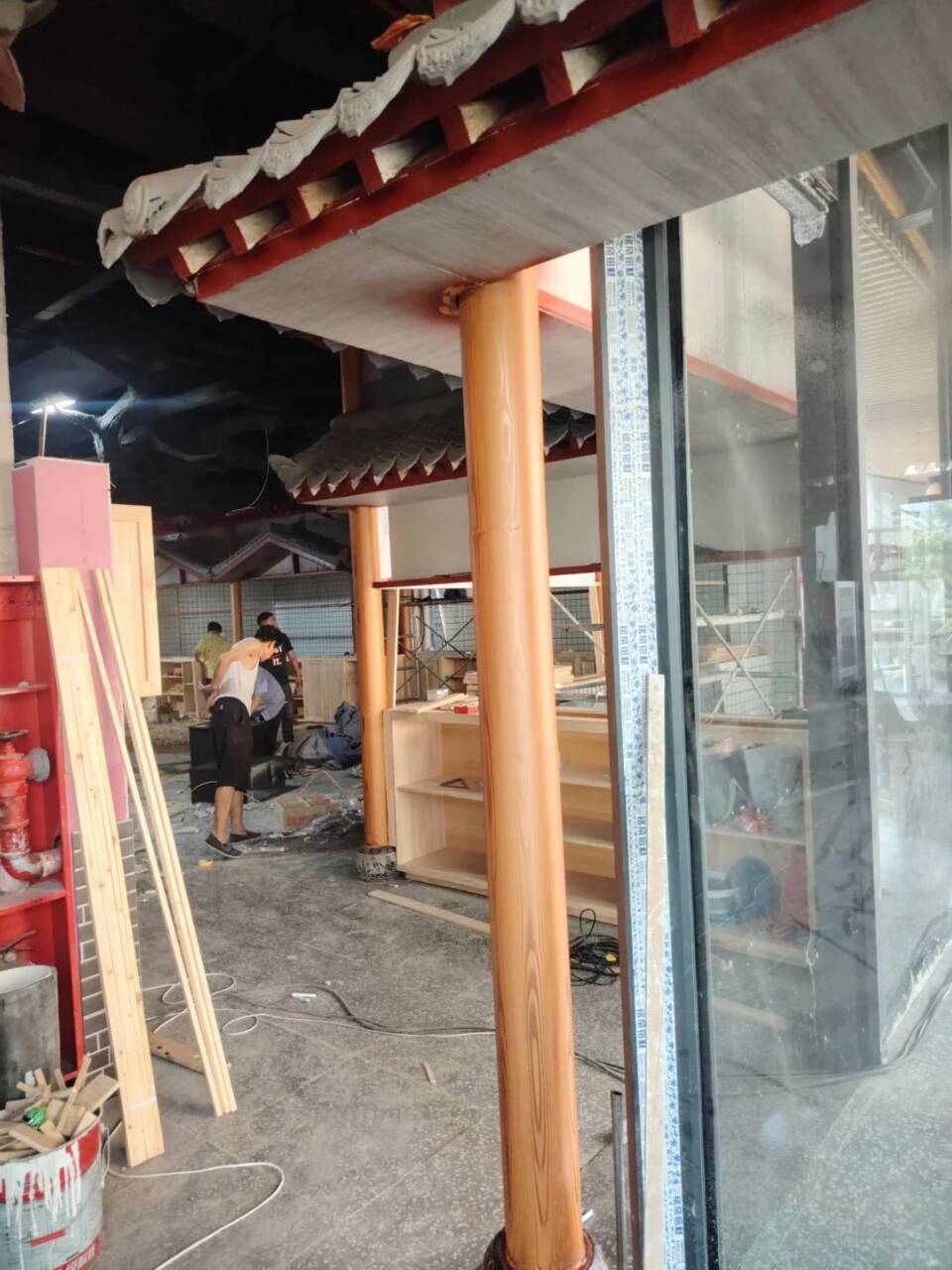 棧道護欄木紋漆批發施工專業品質