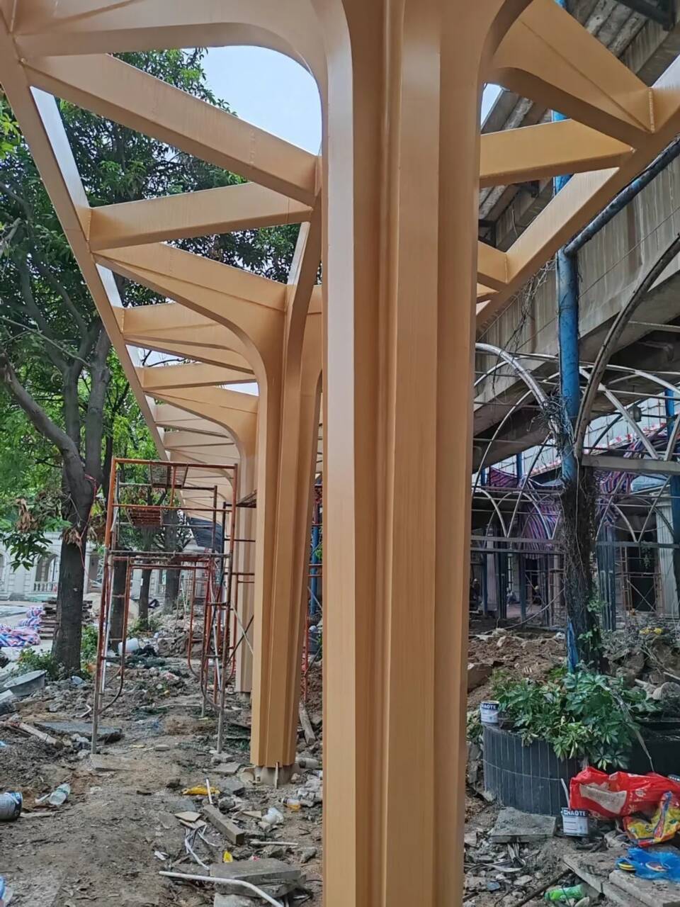 不銹鋼仿木紋漆施工廠家