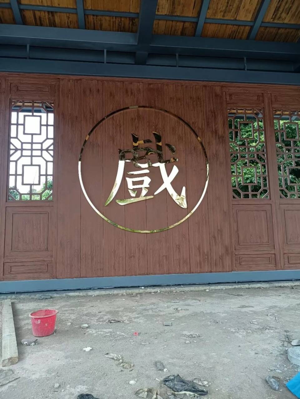 棧道護欄木紋漆施工價格