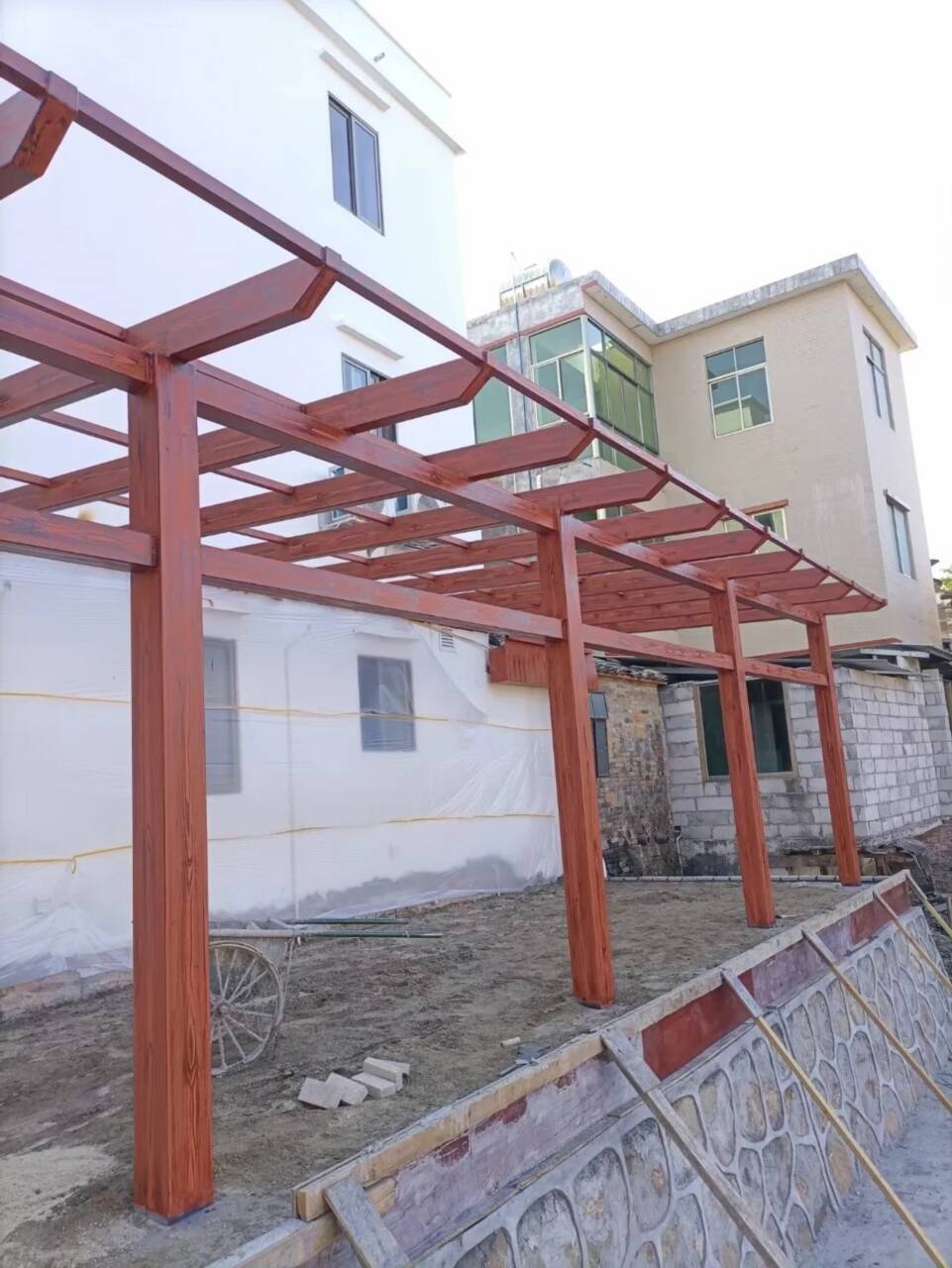 棧道護欄木紋漆批發廠家