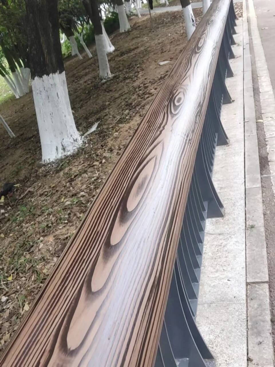 廊架長廊木紋漆，鋼結構金屬面木紋漆，仿木紋漆批發價格
