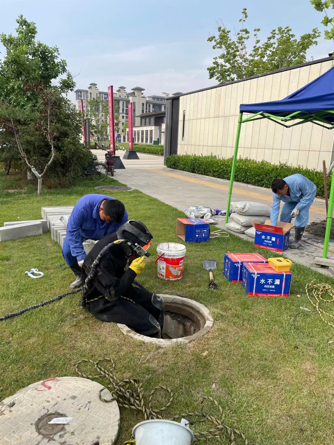 水下拆除管道砖墙施工、綦江水下拆除管道砖墙施工